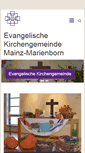 Mobile Screenshot of evkirche-marienborn.de